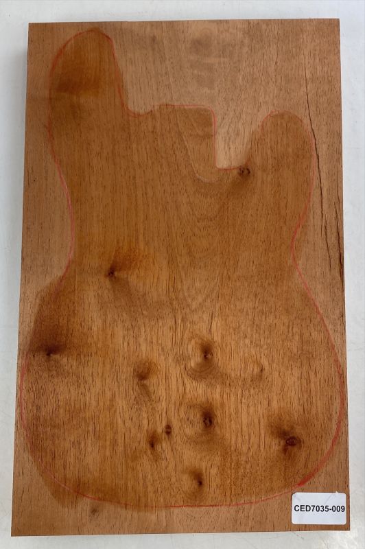 Body Cedro - "Spanish Cedar", 1-pc., Unique Piece #009